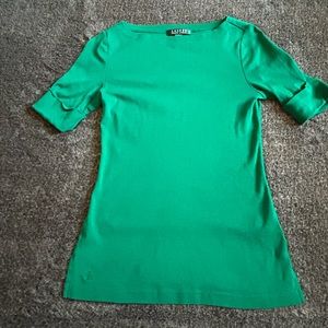 Ralph Lauren jewel green top